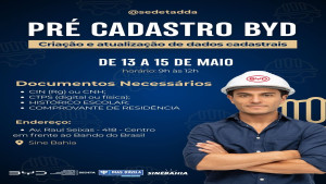 Prefeitura de Dias d’Ávila realiza pré-cadastro da BYD em parceria com o SineBahia