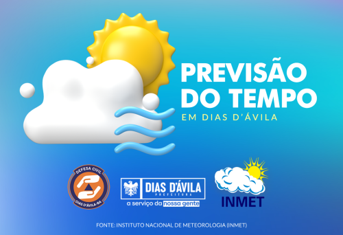 Previsão do Tempo: Semana terá predomínio de sol e baixa probabilidade de chuvas em Dias d’Ávila