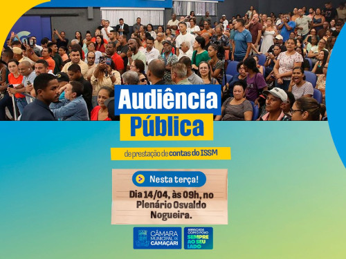 Audiência Pública na Câmara apresentará prestação de contas do ISSM