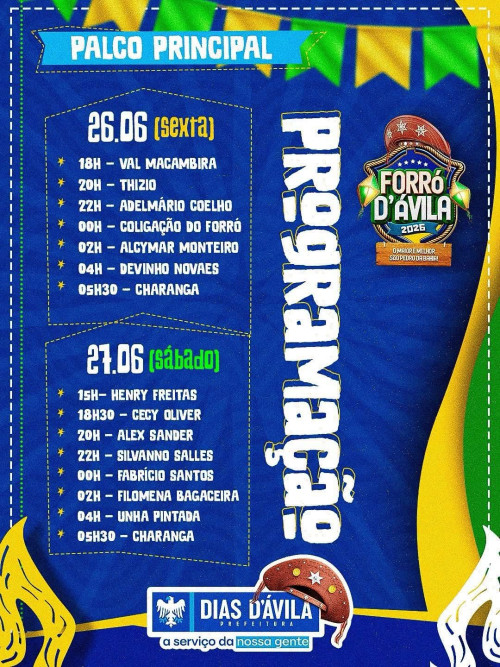 Forró D’Ávila 2026: o melhor São Pedro da Região Metropolitana de Salvador!