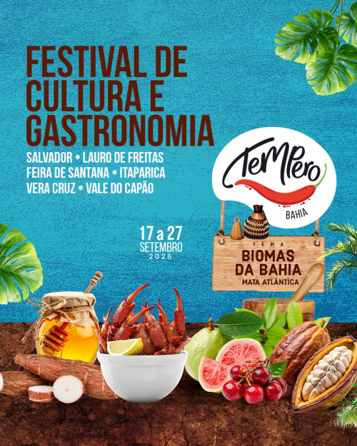 Lauro de Freitas estreia no Festival Tempero Bahia e celebra os ingredientes da Mata Atlântica baiana